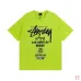  Stussy SS23 World Tour Series Alphabet Print Unisex Short Sleeve T-shirt #A33152