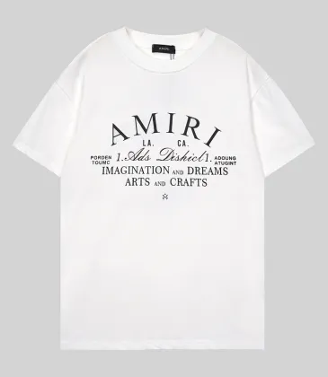 Amiri T-shirts S-3XL White/Black 100KG #A23166