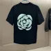 Chanel T-shirt  camellia flower Black/White #A46405