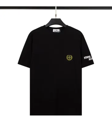 Stone Island T-Shirts for Men Black/White #A25384