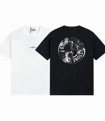 Stone Island T-Shirts for Men Black/White #A47338