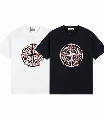 Stone Island T-Shirts for Men Black/White #A47341