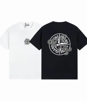 Stone Island T-Shirts for Men Black/White #A47343