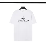 Stone Island T-Shirts for Men White/Black #A25383