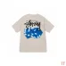 Stussy 2024 New Summer Collection Dice and Alphabet Print Loose Half Sleeve Stussy T-shirt for Men and Women, 230g Pure Cotton Tubular Fabric, Sizes S-XXL #A33191