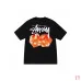 Stussy 2024 New Summer Collection Dice and Alphabet Print Loose Half Sleeve Stussy T-shirt for Men and Women, 230g Pure Cotton Tubular Fabric, Sizes S-XXL #A33191