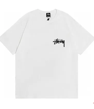 Stussy Hippopotamus print short-sleeved T-shirt for men and women #A33120