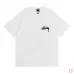 Stussy Hippopotamus print short-sleeved T-shirt for men and women #A33120