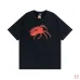 Stussy Spider pattern printed loose short-sleeved T-shirt for men and women, 230g pure cotton stussy cylindrical fabric  #A33115