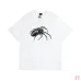 Stussy Spider pattern printed loose short-sleeved T-shirt for men and women, 230g pure cotton stussy cylindrical fabric  #A33115