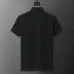 VALENTINO T-shirts Polo for men Pure black Pure white #A46702