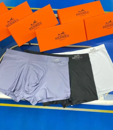 HERMES  Underwears for Men Soft skin-friendly light and breathable (3PCS) #A24974