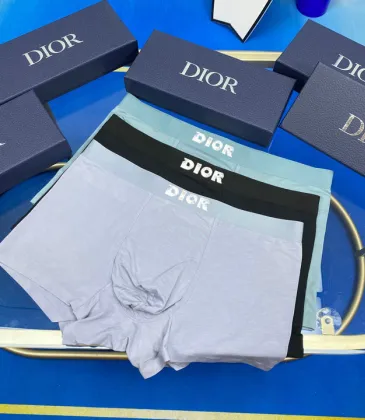 Dior Underwears for Men Soft skin-friendly light and breathable (3PCS) #A24961