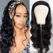 wig female ice silk hair with hair scarf wig body big wave long curl wig chemical fiber hair set (240g, 22in) #999909686