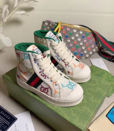 Gucci high top shoes for Kids 1:1 Quality #999930444