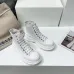 Alexander McQueen Tread Slick High Top McQueen Sneakers Unisex High Quality #A39597