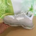 Balenciaga Crystal Sole Triple S Sneakers Mens Womens Casual Shoes Triple Green Yellow Paris 17FW Fashion Casual Platform stylist Shoes #9875243