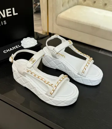 Good Quality Chanel Designer Sandals  Comfortable Wedge Style #A45806