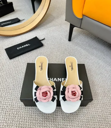 Chanel shoes for Women's Chanel slippers White/Pink/Black/Brown #A47831