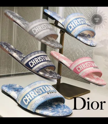 Dior Slippers Open Toe Rubber Sole Casual Style #999930815