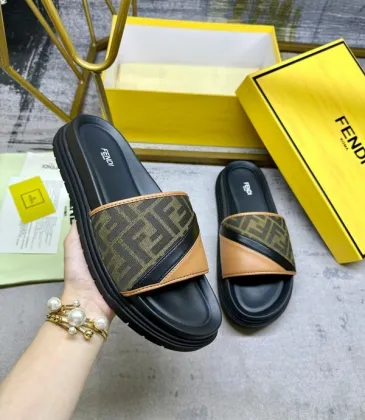 Fendi shoes for Fendi Slippers for men #A39383