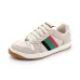 2022 chip version GUCCI small dirty shoes women's leather retro shoes color-blocking old flowers do old dirty shoes casual shoes #999924019