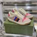 2022 chip version GUCCI small dirty shoes women's leather retro shoes color-blocking old flowers do old dirty shoes casual shoes #999924019