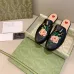 Gucci 2022 new summer leather toe half slippers female horsebit lazy love sandals and slippers wear flat bottom #999924912