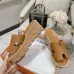 Hermes sandals for Women Heels 7cm Khaki #A38810