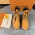 Louis Vuitton x Timberland boots for Louis Vuitton Unisex Shoes 3.5CM #A44156