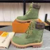 Louis Vuitton x Timberland boots for Louis Vuitton Unisex Shoes 3.5CM #A44157