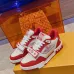 Louis Vuitton Unisex Sneakers Red/White #A27251