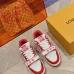 Louis Vuitton Unisex Sneakers Red/White #A27251