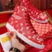 Men's Louis Vuitton high Sneakers red #9101032