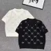 Gucci Jacquard Knit Sweater in Black and White #A46453