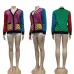 Gucci Rainbow hit the color to show thin fashion all-match knitted cardigan sweater jacket fow Women #999918655