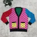 Gucci Rainbow hit the color to show thin fashion all-match knitted cardigan sweater jacket fow Women #999918655