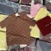 Gucci Short-Sleeve Knit Top with Gold Buttons #A46445