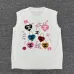 Women's Chanel Heart Pattern Knit Vest with Logo Detail #A46458