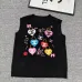 Women's Chanel Heart Pattern Knit Vest with Logo Detail #A46458