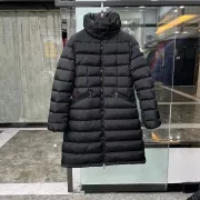 Moncler long down jacket for women black #999935027