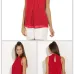 Summer style  chiffon shirt  sleeveless Fabric: Pearl chiffon double layer (8 Colors) S-3XL $9.9 #99904368