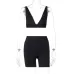 Hot goods 2021 summer hot selling women's wear new V-neck sports Yoga suit women's wholesale #999902416