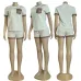 Women's Gucci GG Pattern T-Shirt  Shorts Set #A46484