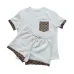 Women's Gucci GG Pattern T-Shirt  Shorts Set #A46484